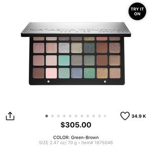 Natasha Denona eyeshadow palette 28 Green brown